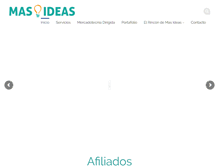 Tablet Screenshot of masideas.com